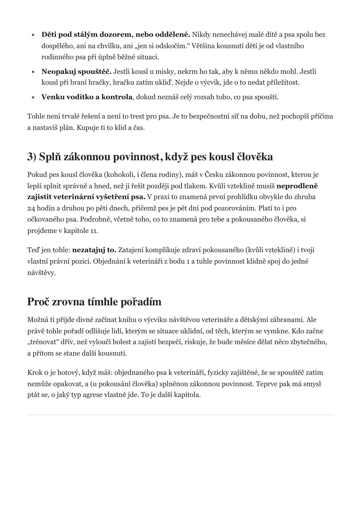Ukázka strany: typy agrese